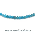 Colier apatit rotund fatetat - 3,3mm