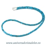 Colier apatit rotund fatetat - 3,3mm
