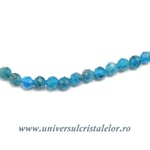 Colier apatit rotund fatetat - 4,6 mm