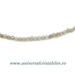 Colier apatit galben rotund fatetat - 2 mm