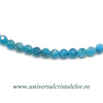 Colier apatit rotund fatetat - 4,5mm