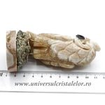 Figurina aragonit bufnita m1