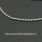 Lantisor Argint model bilute m1- 40cm