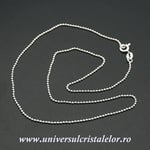 Lantisor Argint model bilute m1- 40cm