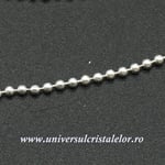 Lantisor Argint model bilute m1- 45cm