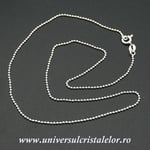 Lantisor Argint model bilute m1- 45cm