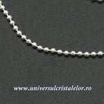 Lantisor Argint model bilute m1- 50cm