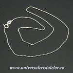 Lănțișor din argint 925 model biluțe 50 cm