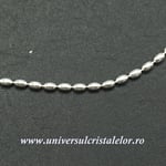 Lănțișor din argint 925 model bob de orez 50 cm