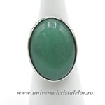 Inel aventurin oval reglabil m5