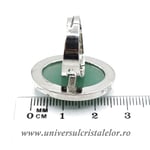 Inel aventurin oval reglabil m5