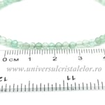 Bratara aventurin rotund fatetat - 3 mm