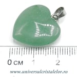 Pandantiv aventurin inima