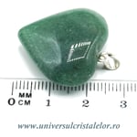 Pandantiv aventurin inima