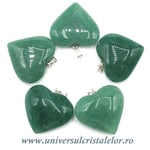 Pandantiv aventurin inima