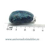 Pandantiv azurit cu malachit