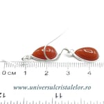 Cercei carneol lacrima