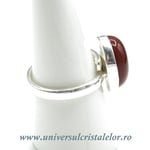 Inel carneol oval reglabil m2