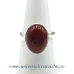 Inel carneol oval reglabil m2