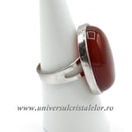 Inel carneol oval reglabil m5