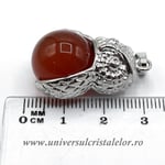 Pandantiv carneol sfera m2