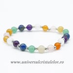 Bratara chakre rotund - 6/4 mm