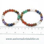 Bratara chakre cu rudraksha