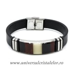 Bratara chihlimbar cu piele naturala