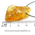 Pandantiv chihlimbar inima