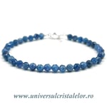 Bratara cianit rotund fatetat - 4,5mm