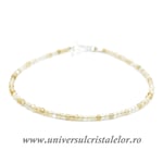 Bratara citrin rotund fatetat 1.9 mm