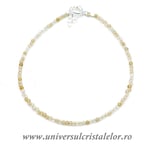 Bratara citrin rotund fatetat 1.9 mm
