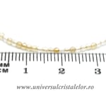 Bratara citrin rotund fatetat 1.9 mm