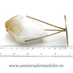 Varf citrin pe suport metal