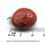 Pandantiv coral rosu (spongios)