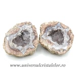 Geoda agat cu cuart pereche
