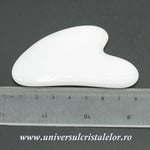 Piatra Gua Sha cuart alb laptos
