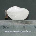 Pandantiv cuart alb laptos