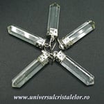 Pandantiv cristal de stanca varf