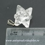 Pandantiv cristal de stanca merkaba