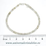 Bratara cuart rutilat cub fatetat - 2,8 mm