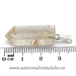 Pandantiv cuart rutilat m2