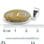 Pandantiv cuart rutilat