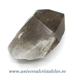 Cuart fumuriu pe suport de metal