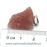 Pandantiv cuart rosu