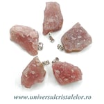 Pandantiv cuart rosu