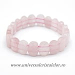 Bratara cuart roz fatetat