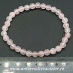 Bratara cuart roz fatetat