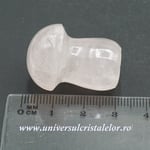 Figurina cuart roz ciuperci