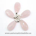 Pandantiv cuart roz lacrima fatetat m2